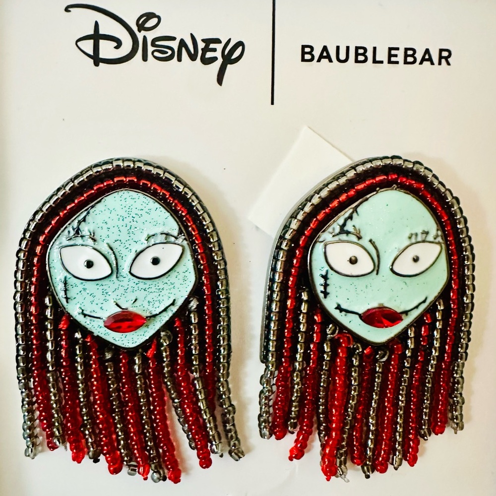 BaubleBar Disney Sally Earrings from‎ Nightmare Before Christmas New In Box